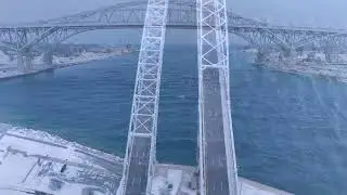 Drone Video / Blue Water Bridge / Port Huron, MI / #porthuron #dronevideo #lakestclair