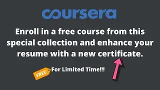 Free Coursera Certification Courses 2022 | Free Google Certificate For Students (Limited Time !!!)