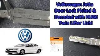 (605) Volkswagen Lock Picked with HU66 Twin Lifter Lishi