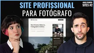 Analisando um site de Fotógrafo - Analisando Sites #2