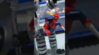 I Built The Amazing Spider-Man 2’s Electro Final Battle Scene in LEGO!!⚡️🕷️🕸️#lego #shorts #marvel