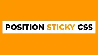 How To Use Position Sticky In CSS | CSS Position Sticky | CSS Position Tutorial In Hindi