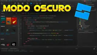 Como Poner el MODO OSCURO en Roblox Studio 2025