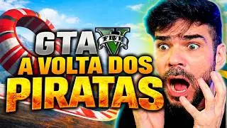 GTA V com os PIRATAS | ROCKSTAR VAI TE DAR DINHEIRO + TRAJE ESPECIAL [+18]
