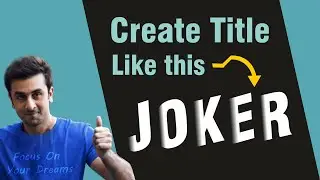 How to Make Effective Title for Poster #effectivetitlepart1  #posterdesign