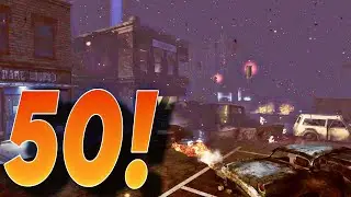 "TOWN" ROUND 50 CHALLENGE! (Black Ops 2 Zombies)