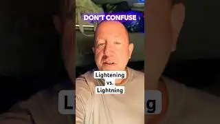 Lightening vs. Lightning—don’t confuse these! #learnenglish