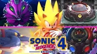 Sonic the Hedgehog 4: Episode II: All Bosses (As Super Sonic)