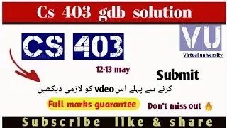 CS403 GDB |HealthSync Database Design|cs403 gdb solution2025|virtualuniversity Gdb's solutions - 25