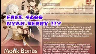 Ragnarok Origin (Global) - 4000 ++ Worth of Nyan Berry Gratis !!?