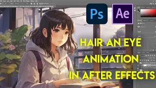[ 2024 ] Anime Chill Lofi Animation in After Effects | hair an eye animation in after effects