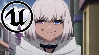 3D Anime Alma Judikhali Modeling Toon/Cel Shading Unreal UE4 blender