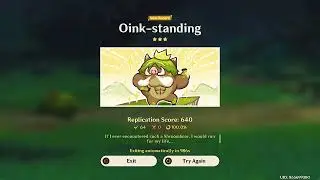 Mimetic Replication : Shroomboar | Gala Booth | Event Gameplay [ Genshin Impact ]