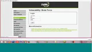 Website Security Attack : Brute force Attack, Command Injection, Banner Grabbing on DVWA
