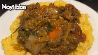 Kijan kwit mayi moulen pou manje ak legume