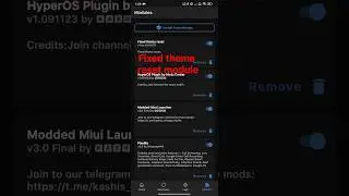 Apply any 3rd party MIUI theme permanently #miui #iostheme #hyperos #root