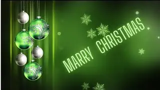 Green Screen Christmas Background | No Copyright | Intro Template Green Screen