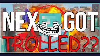Epic TROLLING Nex in MINECRAFT like the nOOb he is!!!!! (epic FUNNy!!!)