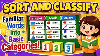 SORT AND CLASSIFY FAMILIAR WORDS into Basic Categories | Cher Ey Bi Si