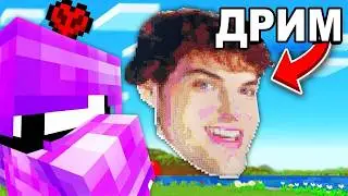 I Built Dream's Face in Minecraft Hardcore!