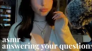 Pea ASMR: answering your questions♡(q&a: favorite movies, life plans, hobbies, music)
