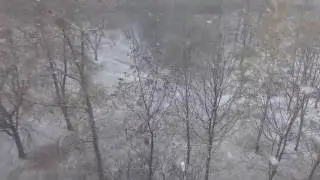 Харьков. Снегопад в октябре