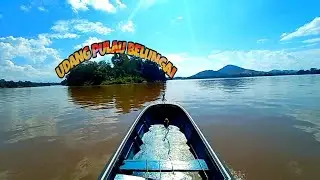Mancing udang galah di kampung belungai