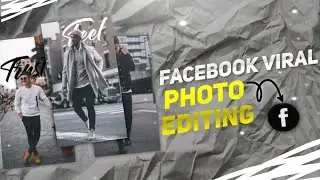 VIRAL PHOTO EDITING ON FACEBOOK | Make typography With Mobile | Object Behind The Text