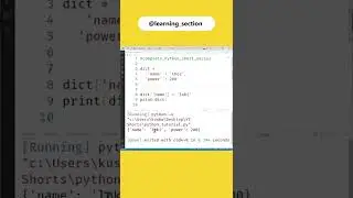 Replacing Dictionary items - Python | Learning Section