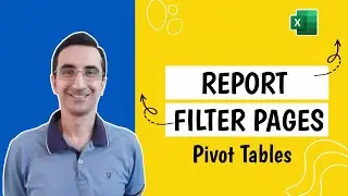 Report Filter Pages in Pivot Tables: The Secret for Fast Reporting!