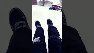 катаюсь на тюбинге