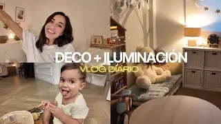 DECORACIÓN e ILUMINACIÓN del SALÓN 💡+ HAUL de BRUNO 😂 | VLOG
