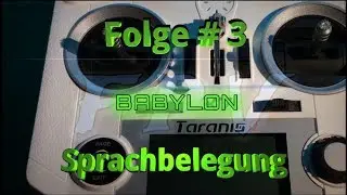 Taranis Tutorial # 3 - Sprachpaket, Sprachbelegung, Warnungen