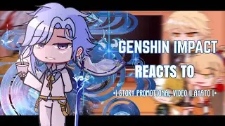 💙✨ Genshin Impact Reacts to Ayato Tiktok videos || Gacha Club||Genshin Impact