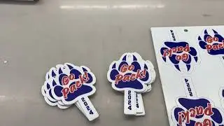 Custom Table Covers, Hand Fans on the Laser, and Translucent Vinyl “Stained Glass”