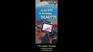 How to find out if VTX is DEAD 