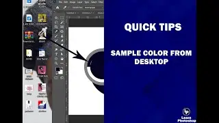 Pick a color from desktop in photoshop Shortcut | Mastering color picker quick tips | Photoshop tips