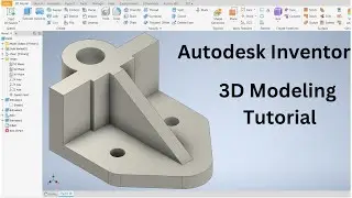 Autodesk Inventor Tutorial: How to Create 3D Part Modeling | Example 52