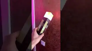 Факел из Маинкрафт