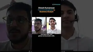 Transformation from a civil engineer to a business analyst