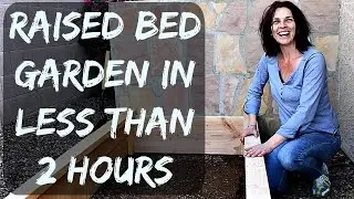 How to Build a Raised Garden Bed with Wood - Easy and Cheap to Make - Organic Gardening in Arizona