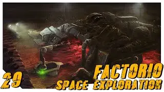 Factorio Space Exploration #29 Первые временные производства в космосе