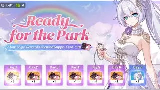 Login Free Focused Supply  Card- Sea Server  - Honkai Impact 3