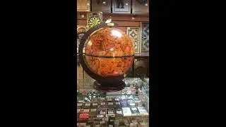 Глобус-бар настольный, сфера 42 см