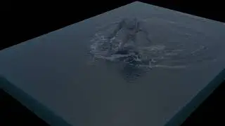 Houdini 20 Flip Fluid Water Simulation #shorts