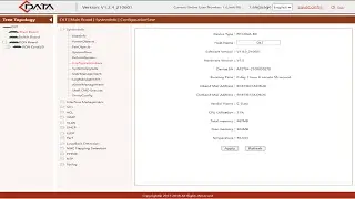 IP Configure CDATA/C-Data OLT Graphical Mode