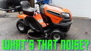Husqvarna Kohler motor knock, leaky carb, belt slipping tractor