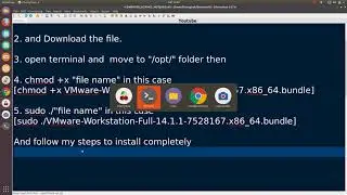 HOW TO INSTALL VM WARE ON UBUNTU