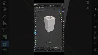 Sıfırdan 1 dakikda Blender Öğren (Inset Faces)