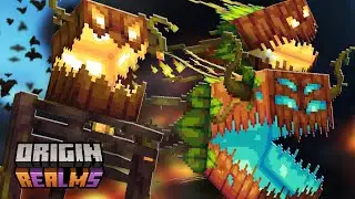 Fight PUMPKIN SPIRITS on the best Vanilla Minecraft Server!!! | Origin Realms Halloween Update 🎃